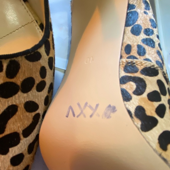 Charles David Leather Bonded Sole Leopard Print Pointed Toe Heels. Sz 10 - Picture 16 of 16